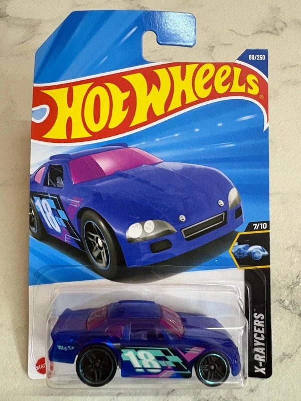 Hot Wheels 1:64 Scale | STOCKAR | X-Raycers | Blue | Case M | 89/250