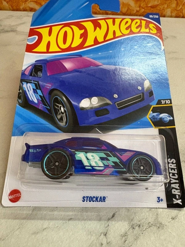 Hot Wheels 1:64 Scale | STOCKAR | X-Raycers | Blue | Case M | 89/250