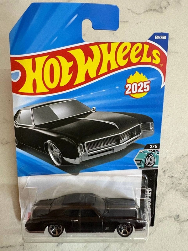 Hot Wheels 1:64 Scale | '66 BUICK RIVIERA | HW Modified | Black | Case L&M | 50/250