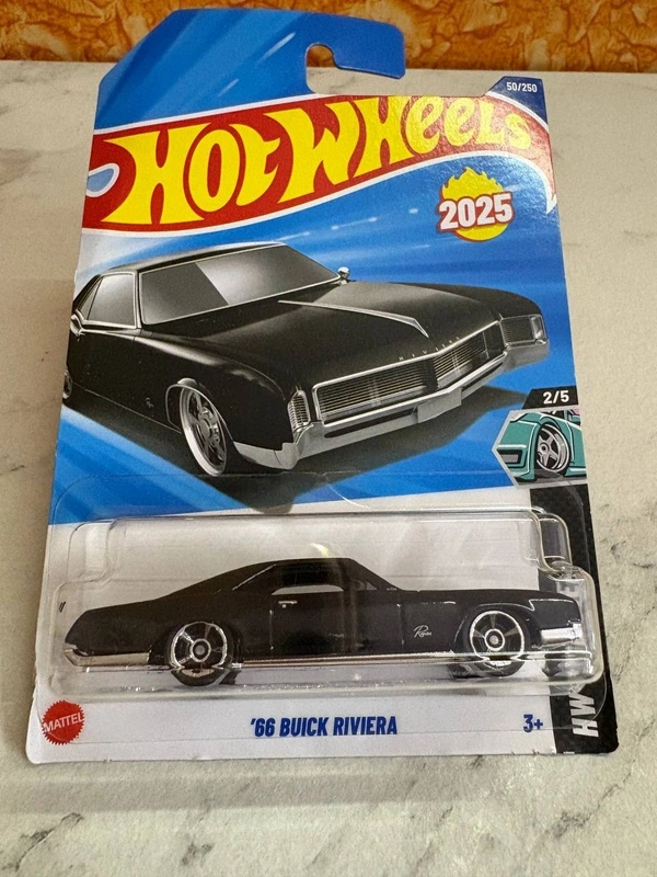 Hot Wheels 1:64 Scale | '66 BUICK RIVIERA | HW Modified | Black | Case L&M | 50/250