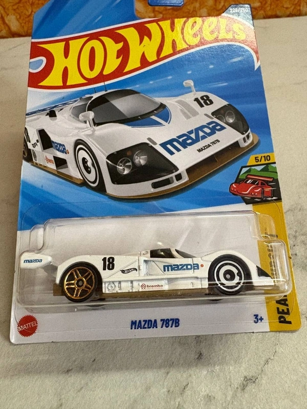 Hot Wheels 1:64 Scale | MAZDA 787B | Peak Pursuit | White | Case M | 226/250