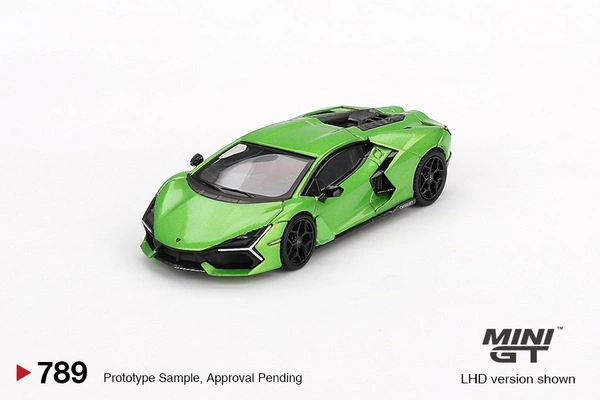 Mini GT #789: Lamborghini Revuelto Verde Selvans
