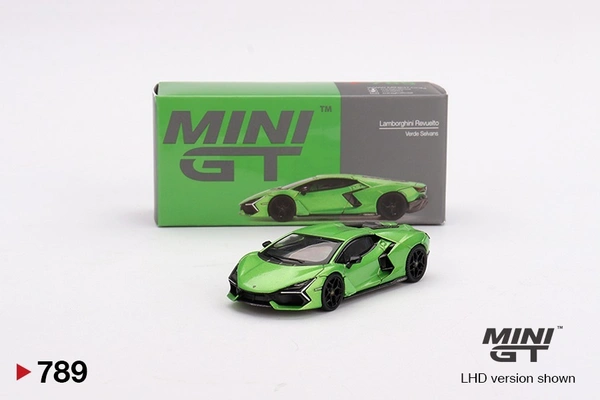 Mini GT #789: Lamborghini Revuelto Verde Selvans