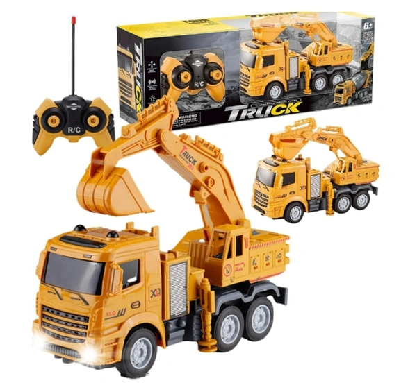 Remote Control RC Truck Excavator Constuction Truck with Working Head Light Construction Truck Toy