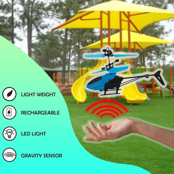 EXCEED HELICOPTER |Remote Control Helicopter for 6 + Years Boys Indoor and Outdoor| Palm Sensing Helicopter with led Lights