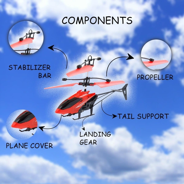 EXCEED HELICOPTER |Remote Control Helicopter for 6 + Years Boys Indoor and Outdoor| Palm Sensing Helicopter with led Lights