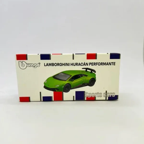BURAGO Burago | LAMBORGHINI HURACAN PERFORMANTE | GREEN| Scale 1:64