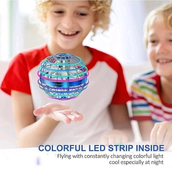 Flying Ball Toy, Flying Orb Ball Boomerang Mini Pro Spinner Toys for Boys Girls Kids Adult Indoor Outdoor, USB Rechargeable Built-in RGB Lights 360?�Rotating | Flying UFO Ball