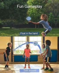 Flying Ball Toy, Flying Orb Ball Boomerang Mini Pro Spinner Toys for Boys Girls Kids Adult Indoor Outdoor, USB Rechargeable Built-in RGB Lights 360?�Rotating | Flying UFO Ball