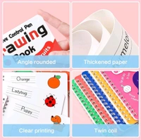 Groove Control Pen drawing book set of 4books 1pen 1gripper and 5 refills