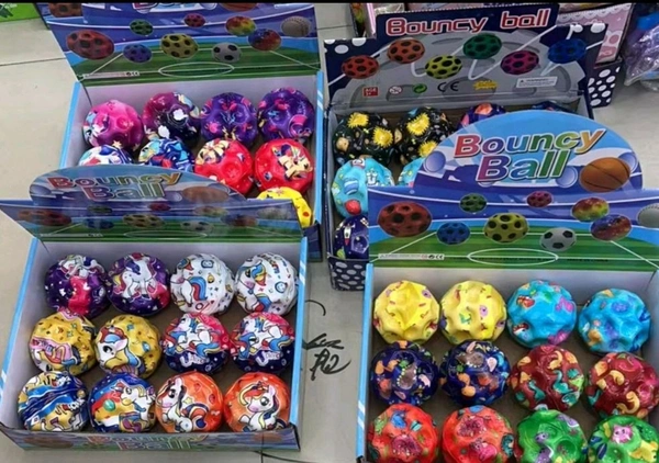 Super High Bouncing Ball, Super Hot Moon Ball and Space Balls for Kids and Adults,Improve Hand-Eye Coordination Bubble Ball Space Galaxy Bouncy Ball Easy to Grip (Multicolor, 2 Pack)