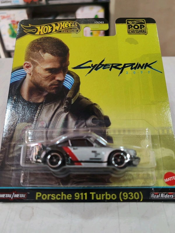 HOTWHEELS Hotwheels Premium 2025 | PORSCHE 911 TURBO (930) | CYBER PUNK |REAL RIDERS | Pop culture |HXD63