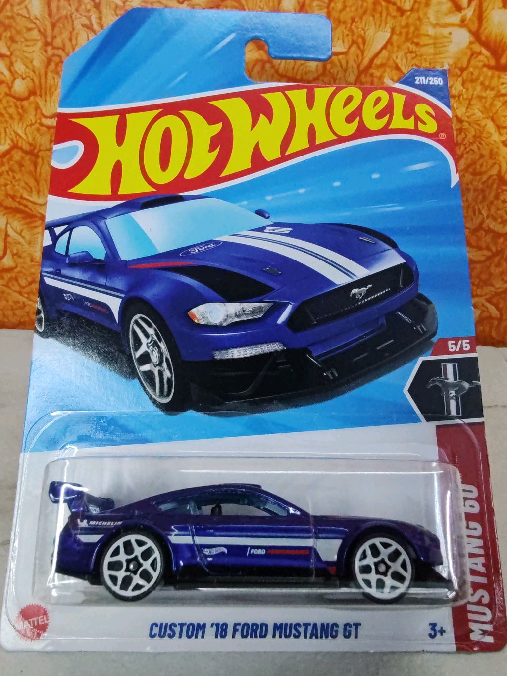 Hot Wheels 1:64 Scale | CUSTOM 18 FORD MUSTANG GT | Mustang 60