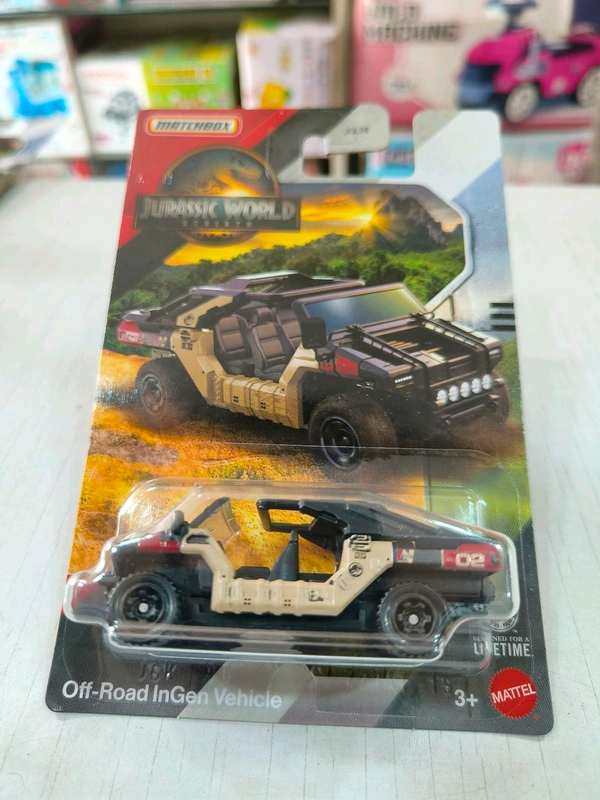 MATCHBOX | OFF-ROAD INGEN VEHICLE | JURASSIC WORLD REBIRTH | JGL59