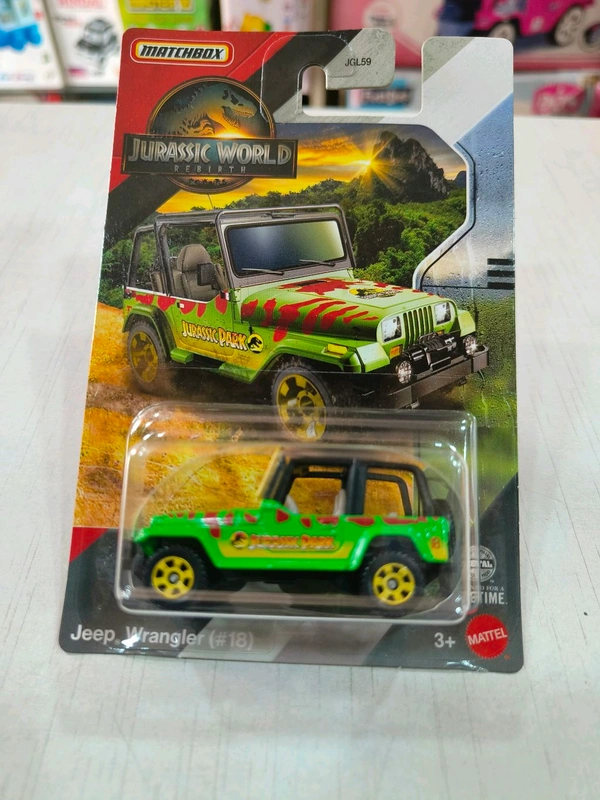 MATCHBOX  | Jeep Wrangler (#18) | JURASSIC WORLD REBIRTH | JGL59