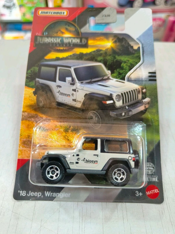 MATCHBOX  | '18 Jeep Wrangler | JURASSIC WORLD REBIRTH | JGL59