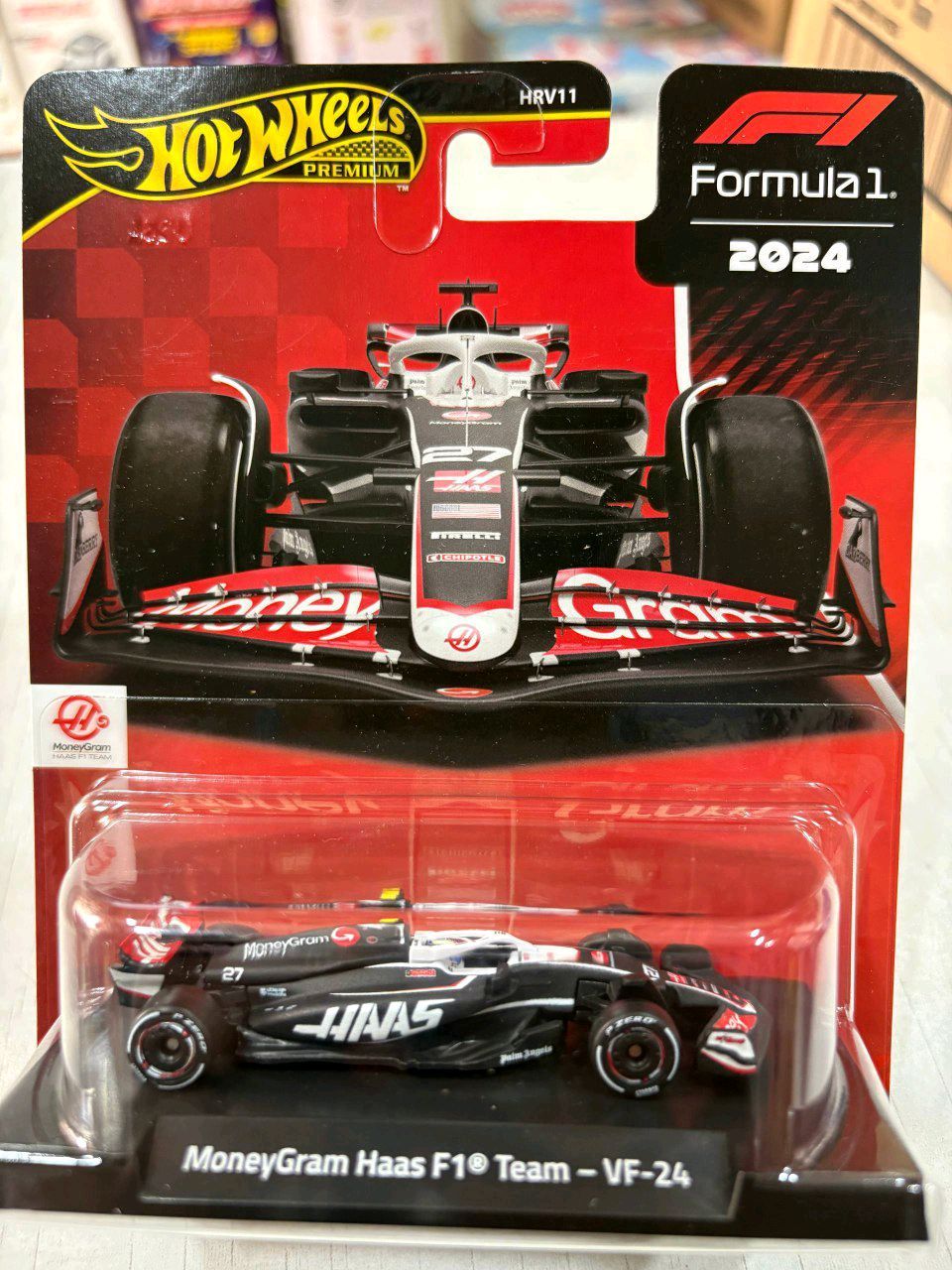Hot wheels Premium 2025 | MoneyGram Haas F1?? Team - VF-24 (#27