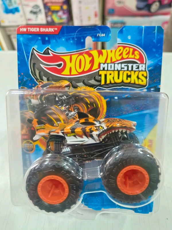 HW TIGER SHARK | HOT WHEELS  MONSTER TRUCK LIVE | HOT WHEELS MONSTER TRUCKS 1:64 SCALE | FYJ44