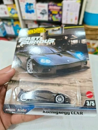 HOT WHEELS Hotwheels Premium 2025 | 2021 TOYOTA GR SUPRA | KOENIGSEGG CCXR | 1970 CUSTOM PLYMOUTH ROADRUNNER | LAMBORGHINI LM002 | NISSAN 240SX (S14) | FAST & FURIOUS | SET OF 5 CARS | HNW46