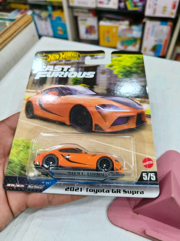 HOT WHEELS Hotwheels Premium 2025 | 2021 TOYOTA GR SUPRA | KOENIGSEGG CCXR | 1970 CUSTOM PLYMOUTH ROADRUNNER | LAMBORGHINI LM002 | NISSAN 240SX (S14) | FAST & FURIOUS | SET OF 5 CARS | HNW46