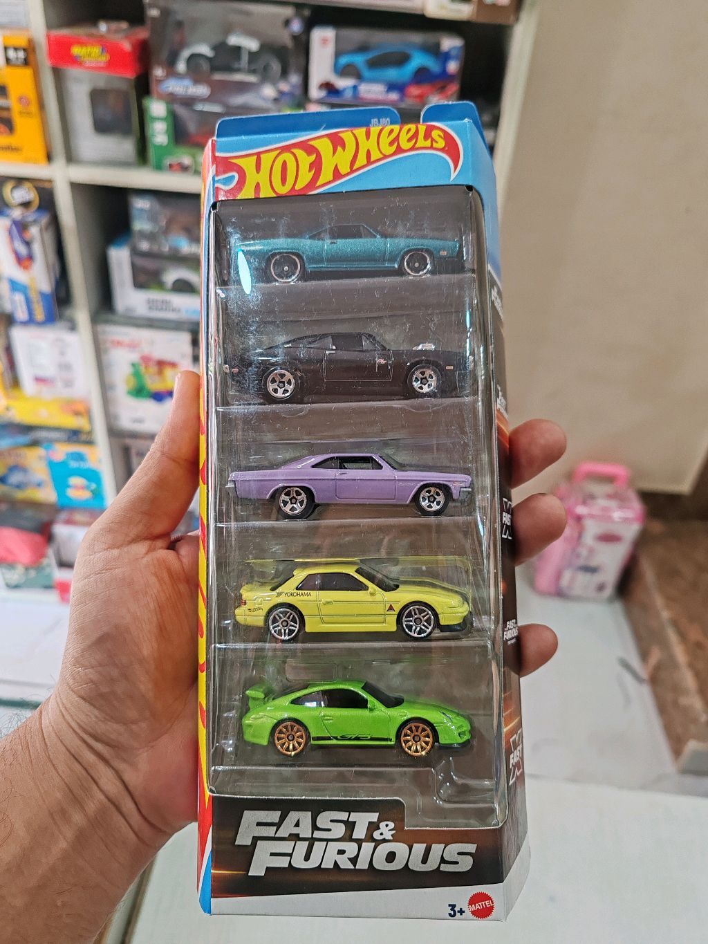 Fast & Furious Pack of 5 | 70 Dodge Charger RT | 1966 Chevrolet