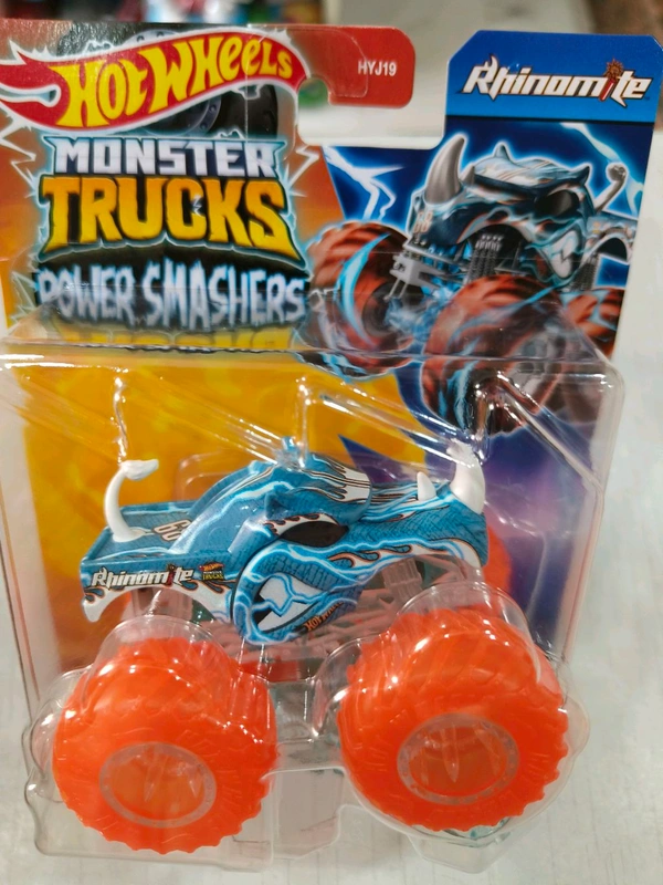 RHINOMITE | POWER SMASHERS | HOT WHEELS MONSTER TRUCKS 1:64 SCALE | HYJ19