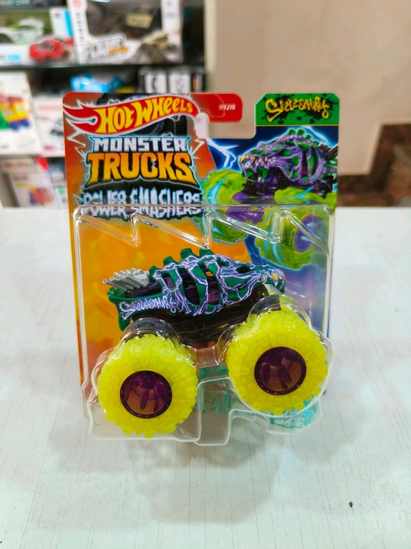 SKELESAURUS | POWER SMASHERS | HOT WHEELS MONSTER TRUCKS 1:64 SCALE | HYJ19