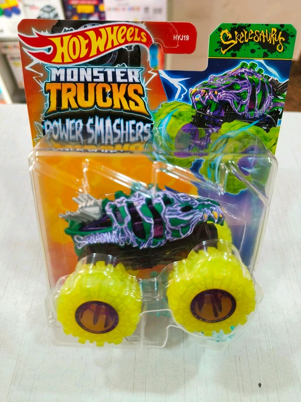 SKELESAURUS | POWER SMASHERS | HOT WHEELS MONSTER TRUCKS 1:64 SCALE | HYJ19