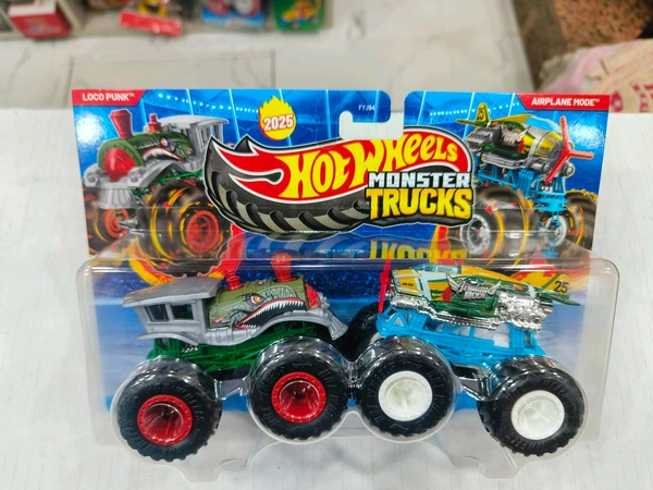 LOCO PUNK | AIRPLANE MODE | HOT WHEELS MONSTER TRUCKS 1:64 SCALE | FYJ64