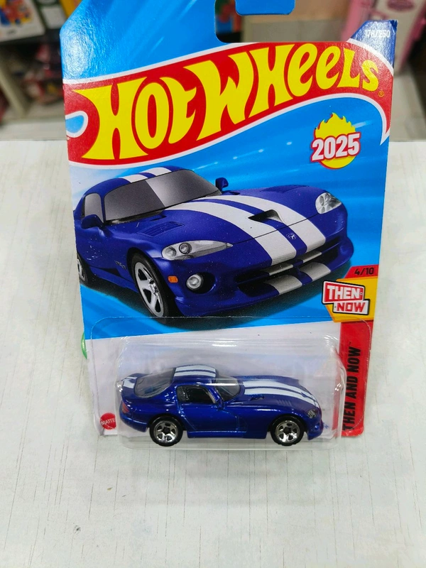 HOT WHEELS 96 DODGE VIPER GTS | Then and Now | BLUE | IMPORTED | 176/250