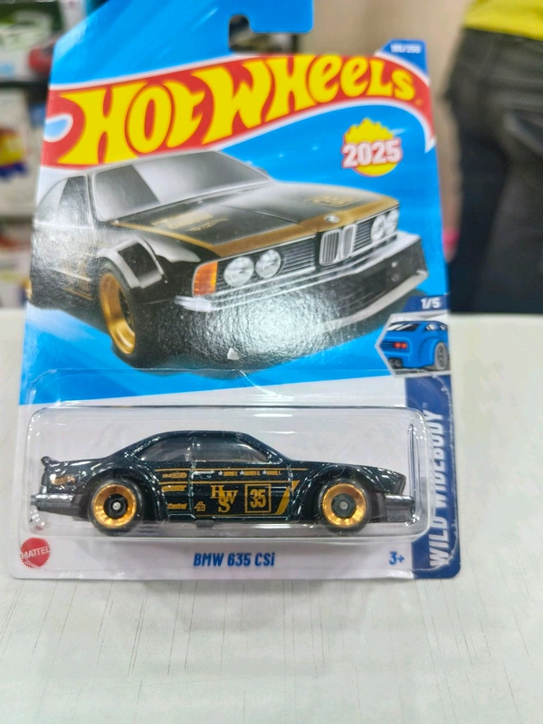 HOT WHEELS Hotwheels | BMW 635 CSi | Wild Widebody | Metalflake Black | IMPORTED | H CASE | 185/250