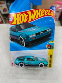 HOT WHEELS DMC DELOREAN| HW Art Cars | Aqua | IMPORTED | 36/250
