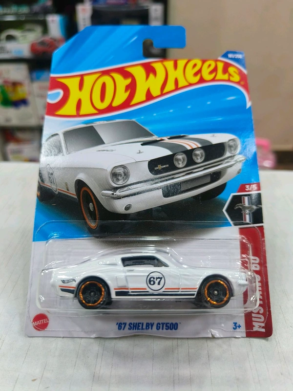HOT WHEELS Hotwheels | 67 SHELBY GT500 | Mustang 60 | WHITE | IMPORTED | H CASE | 161/250