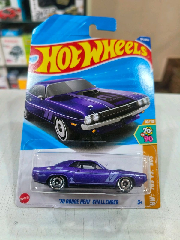 HOT WHEELS 70 DODGE HEMI CHALLENGER | HW 70s Vs. 90s | Purple | IMPORTED | 164/250