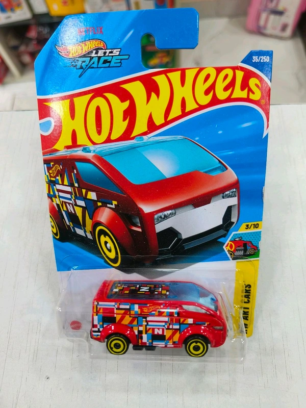 HOT WHEELS Hotwheels | THE VANSTER | HW ART CARS | RED | IMPORTED | H CASE | 35/250