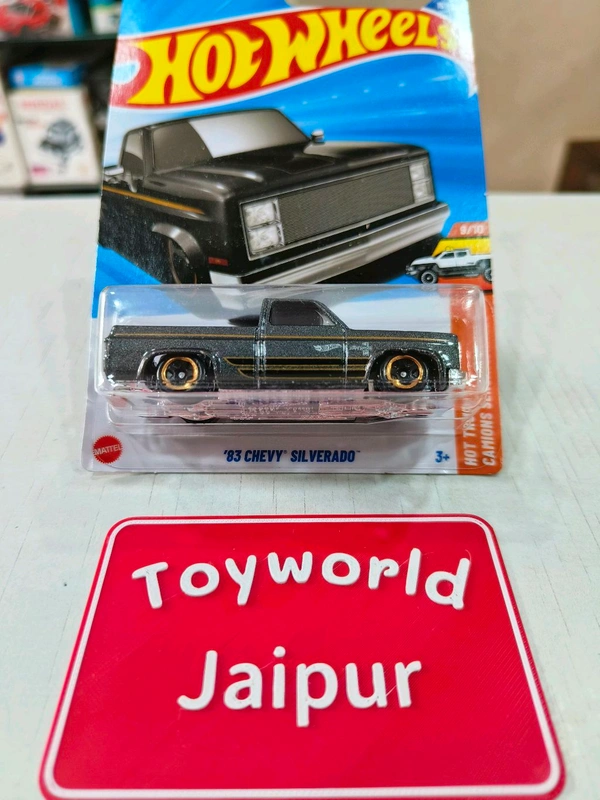 Hot Wheels 83 Chevy Silverado | HW Hot Trucks | Black | 157/250