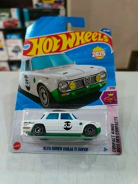 Hot Wheels Alfa Romeo Giulia TI Super | Compact Kings | White | 195/250