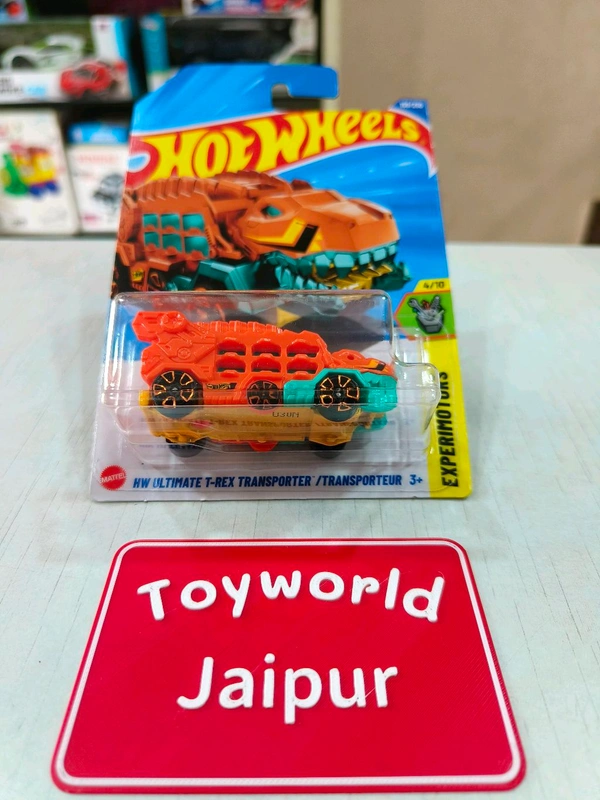 Hot Wheels HW Ultimate T-rex Transporter | Experimotors | Orange | 156/250