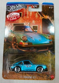 HOTWHEELS Hot Wheels SILVER SERIES | VINTAGE CLUB 1968 | SET OF 5 CARS | '65 MUSTANG 2+2 FASTBACK | SOOO FAST | MOD ROD | '71 PORSCHE 911 | VOLKSWAGEN "CLASSIC BUG" | HRT81