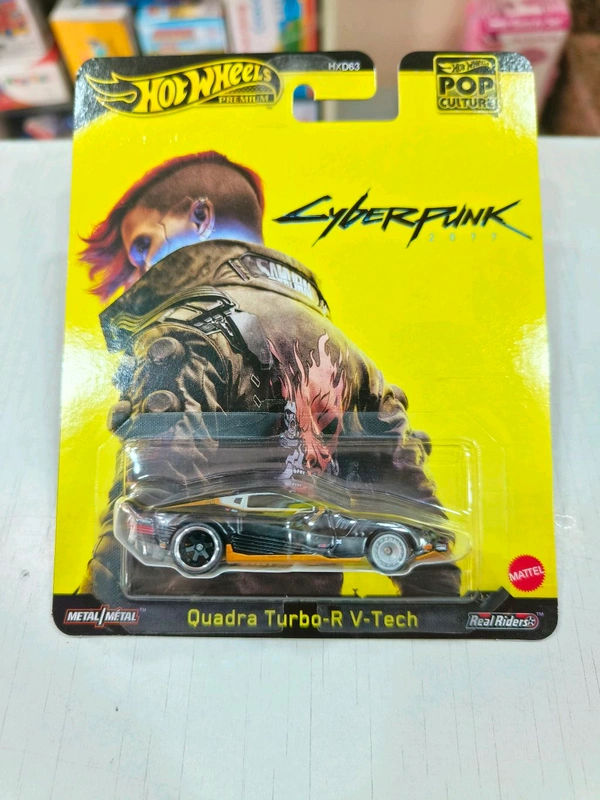 QUADRA TURBO-R V-TECH | CYBER PUNK|POP CULTURE | Hot wheels Premium | HXD63