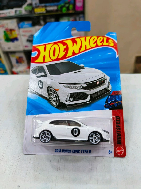 Hot Wheels 2018 Honda Civic Type R | Nightspeed | White | IMPORTED | 11/250
