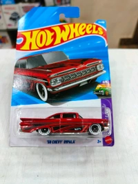 Hot Wheels 59 Chevy Impala | Layin' Low | Red | IMPORTED | 44/250