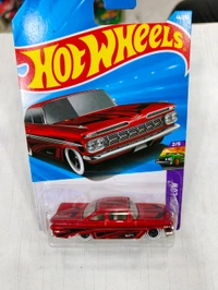 Hot Wheels 59 Chevy Impala | Layin' Low | Red | IMPORTED | 44/250