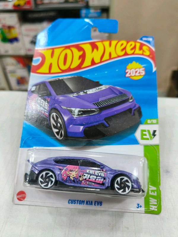 Hot Wheels CUSTOM KIA EV6 | HW EV | Metalflake PURPLE | IMPORTED | 120/250