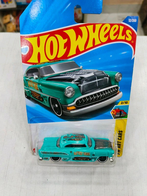 Hot Wheels CUSTOM '53 CHEVY | HW ART CARS | AQUA GREEN | IMPORTED | 12/250