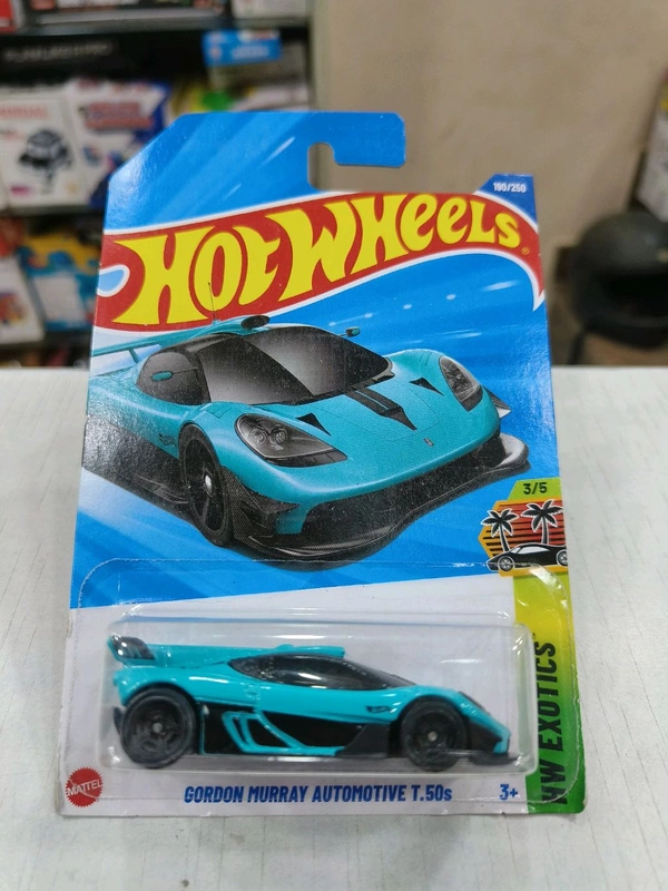Hot Wheels GORDON MURRAY AUTOMOTIVE T.50S | HW EXOTICS | Aqua Blue | IMPORTED | 190/250