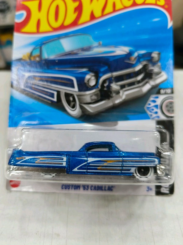Hot Wheels CUSTOM '53 CADILLAC | ROD SQUAD | BLUE | IMPORTED | 139/250