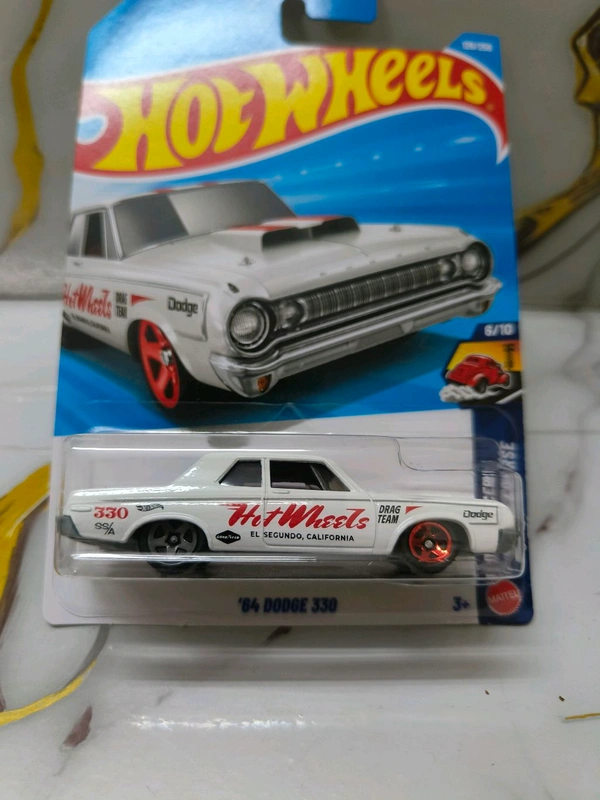 Hot Wheels 64 Dodge 330 | Drag Racers | White | 126/250