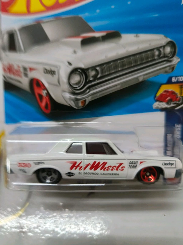 Hot Wheels 64 Dodge 330 | Drag Racers | White | 126/250