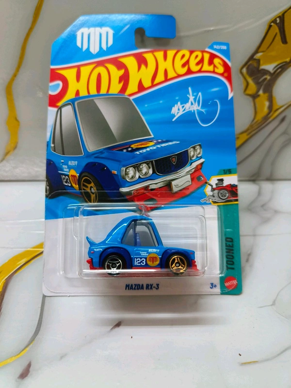 Hot Wheels Mazda RX-3 | Tooned | Blue | 142/250